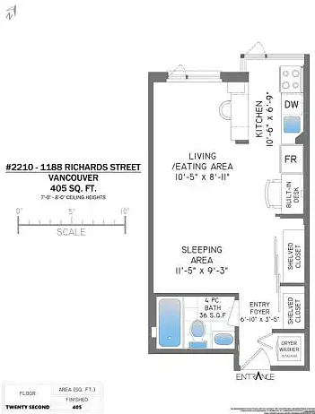 Studio, 1.0 bath, 405 sqft, $2,250 — Photo 3