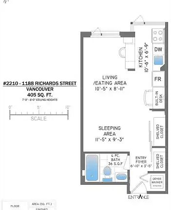 3rd image of 1188 Richards St #2210