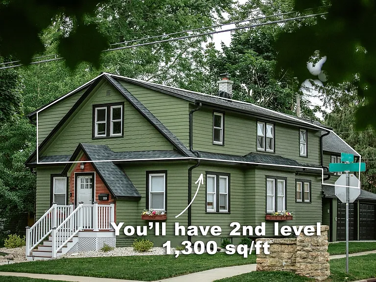 This home is a two flat duplex, and you're renting the upper unit.