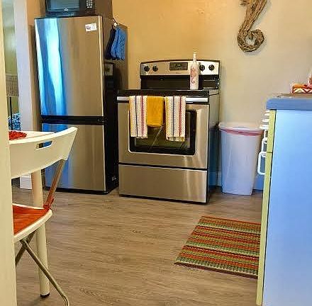 kitchen with all new appliances