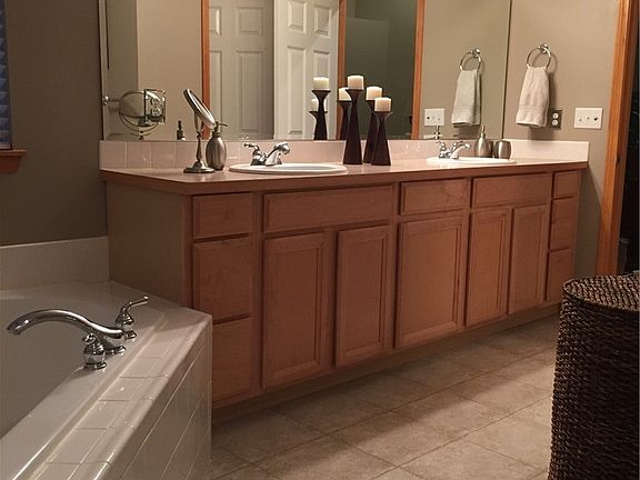 Large master bathroom!