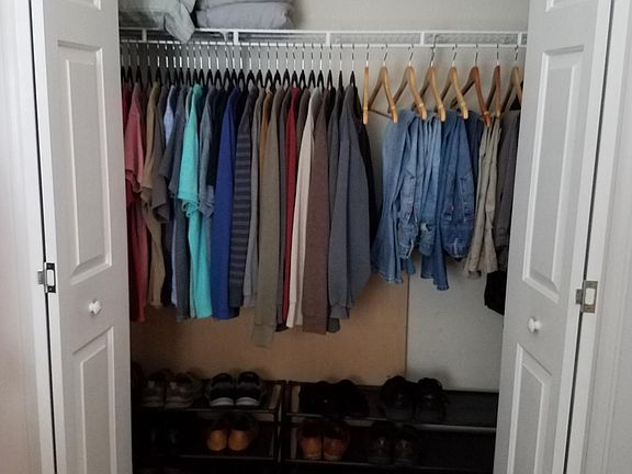 Bedroom closet - great space!