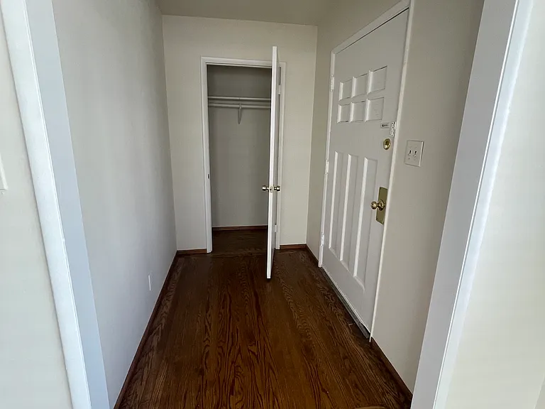 Front entry and hall closet