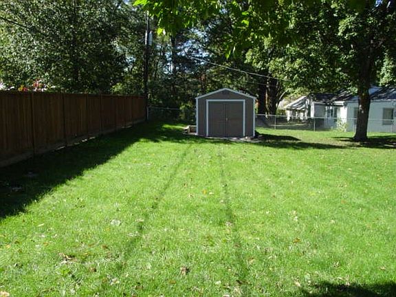 fenced yard