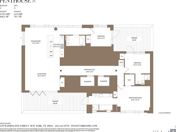 2nd image of 570 Broome St #Penthouse A