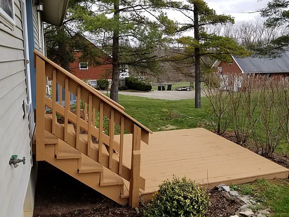Deck on back 