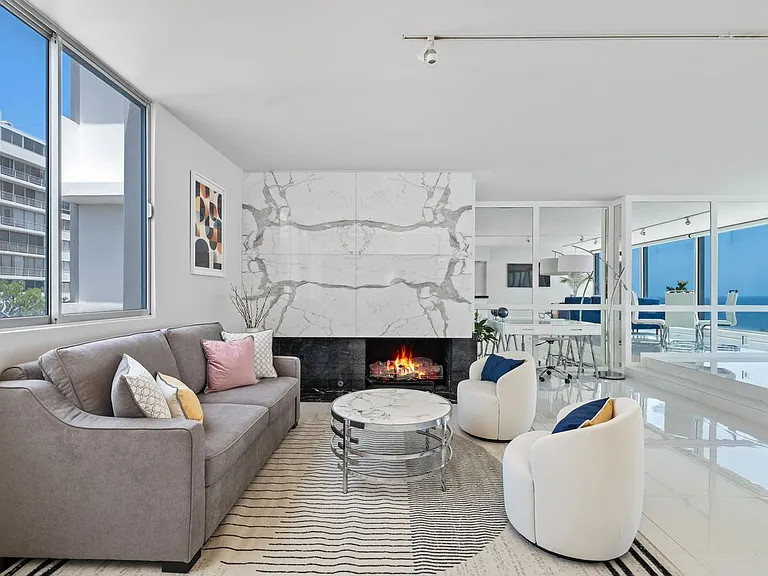 Cozy seating area
