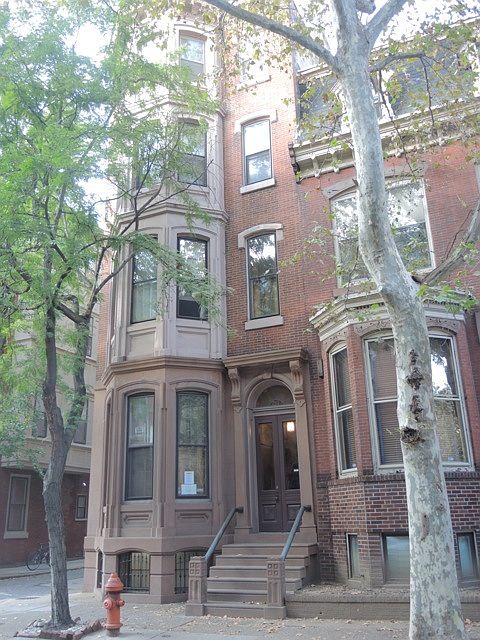 on the corner of Van Pelt St