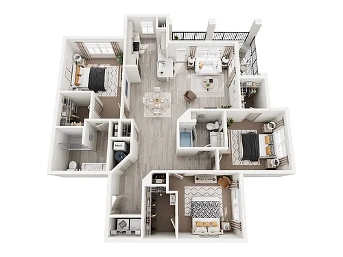 Floor plan C1 - 3X2