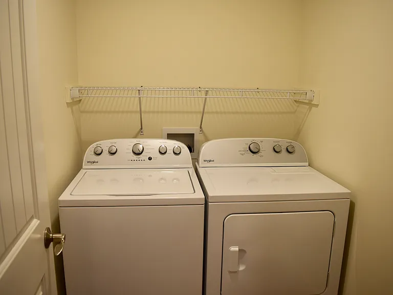 laundry room. washer and dryer included