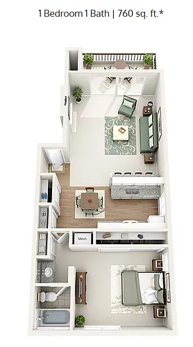 Floor plan Pacific