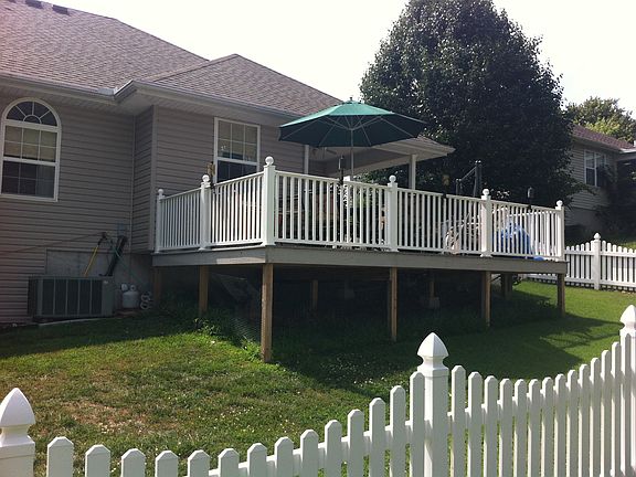 Large back deck