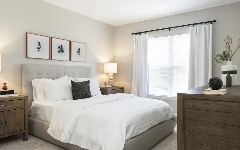 Bright and roomy bedroom