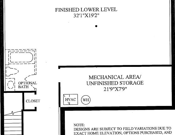 Finished Basement Floor Plan