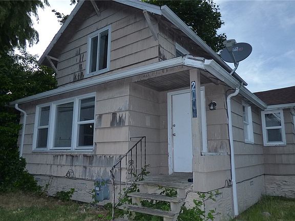 Walking up to the front of the house