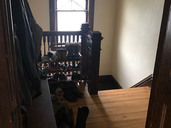 Entry area at the top of stairs from front entry