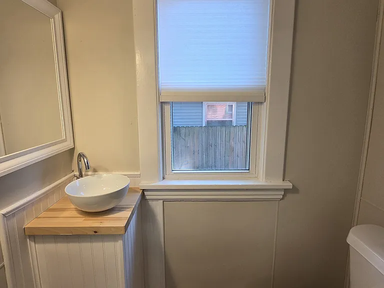 Main floor half bathroom