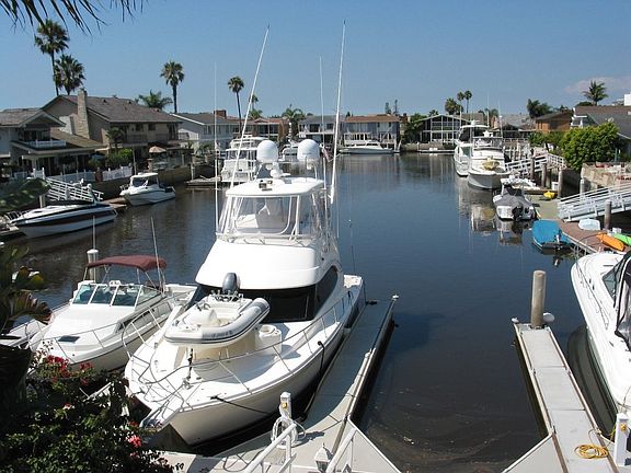 View of your private empty boat dock
