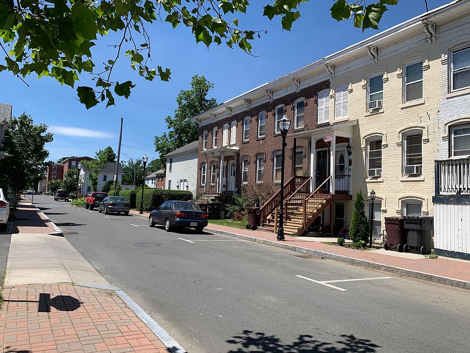 street view of Summer Street row houses