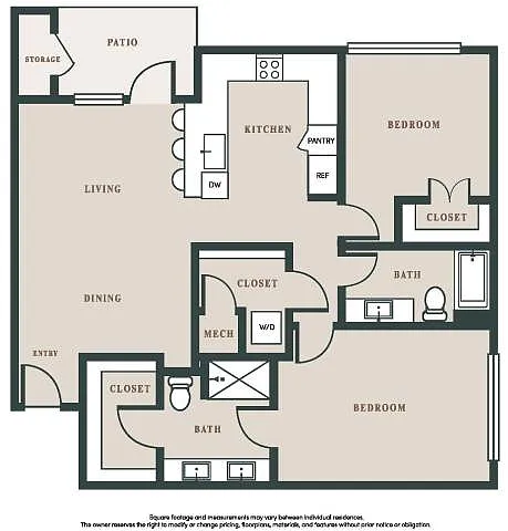 Floor plan B3