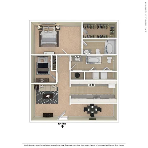 Floor plan 2 X 2