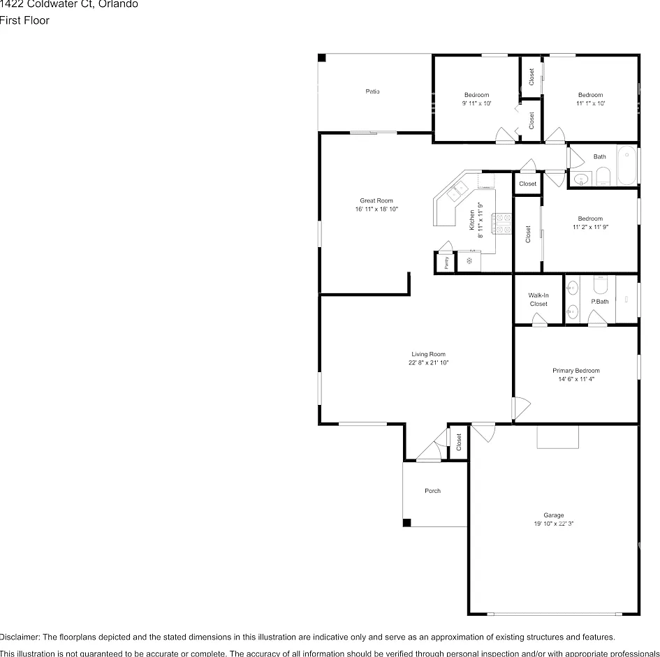 1422 Coldwater Ct Orlando, FL 32824 — Photo 2