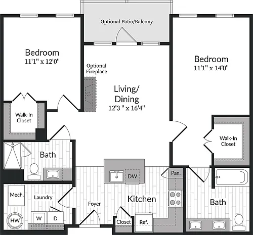 Floor plan F1_CF