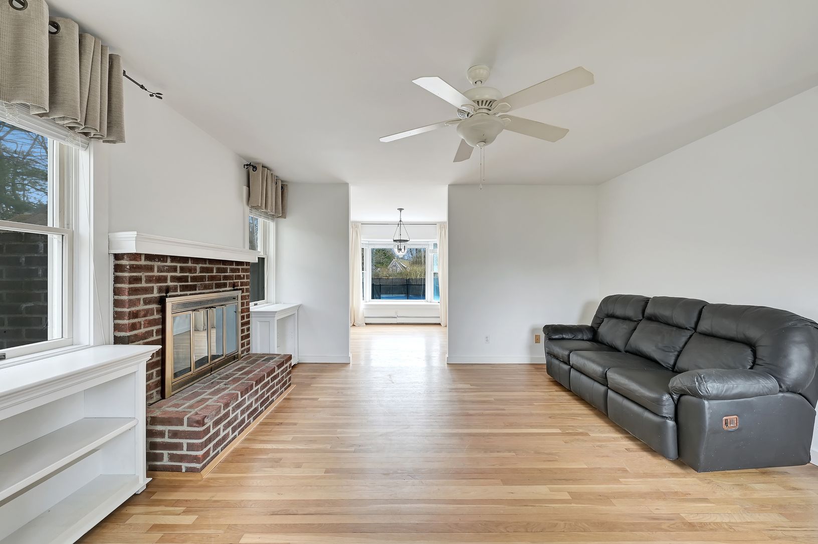 Living Room with Fireplace