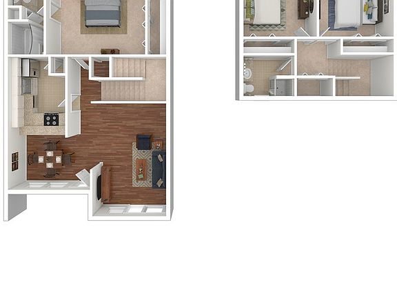 871 Reversed floor plan
