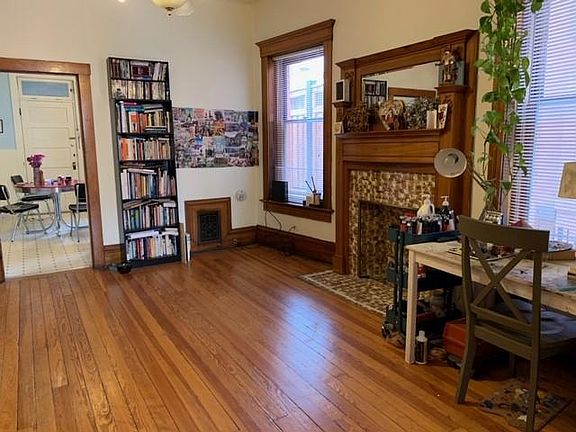 Family/Dining/Office Room--Fireplace is d_cor only