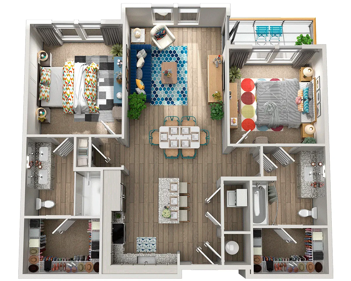 Floor plan B2