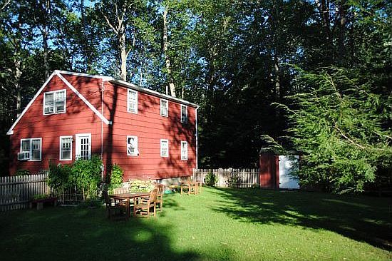 A private corner lot is a great place to relax or entertain.