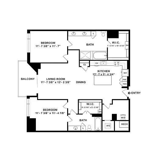 Floor plan B6