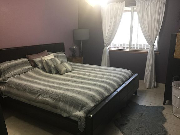 Master bedroom with King bed. 