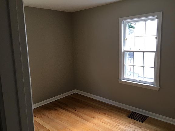 Refinished hardwood floors.