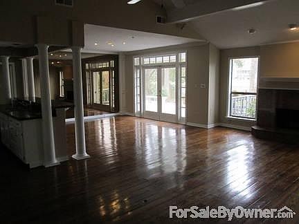 Whole condo freshly painted. Reclaimed wood floors, gas fireplace