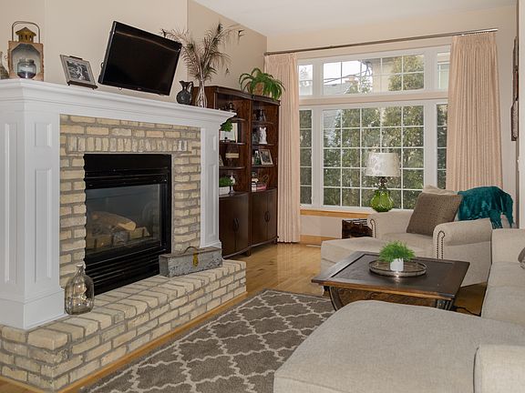 "Cream City" Brick Fireplace