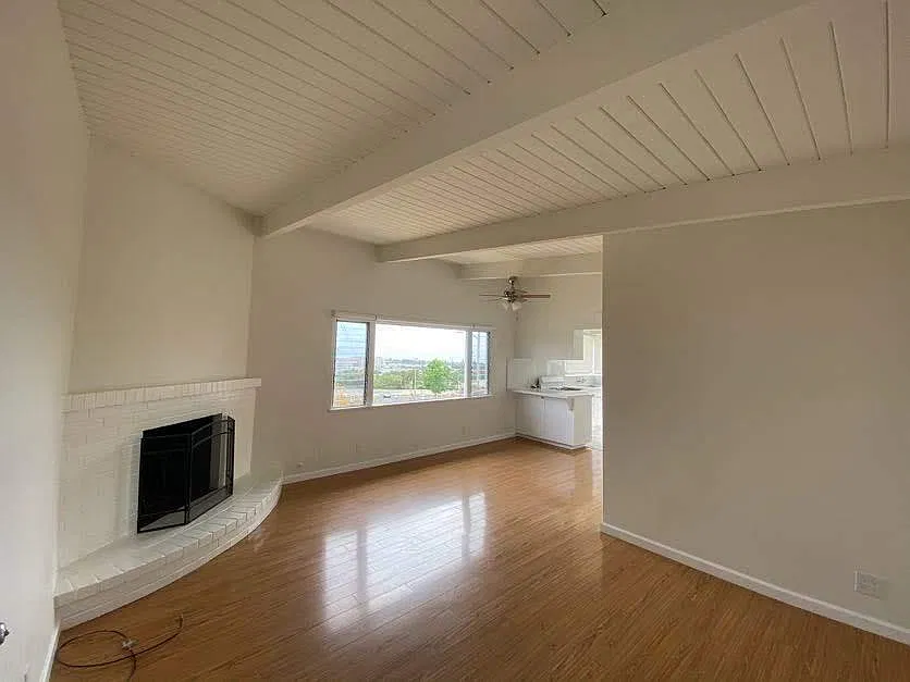 View of living room from front door