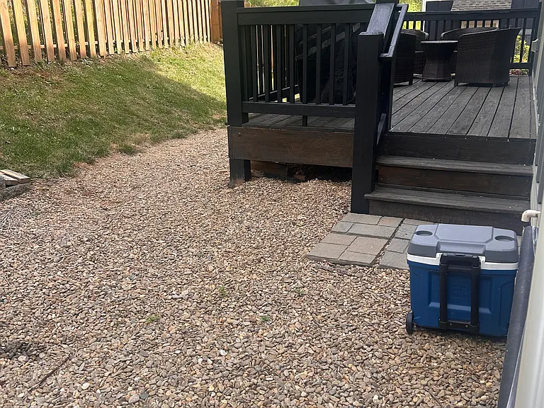 Private Fenced-in backyard
