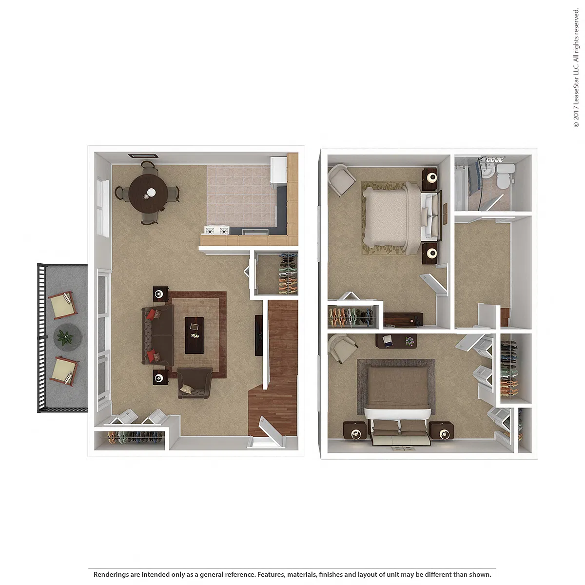 Floor plan 2Bedroom 1Bathroom Duplex