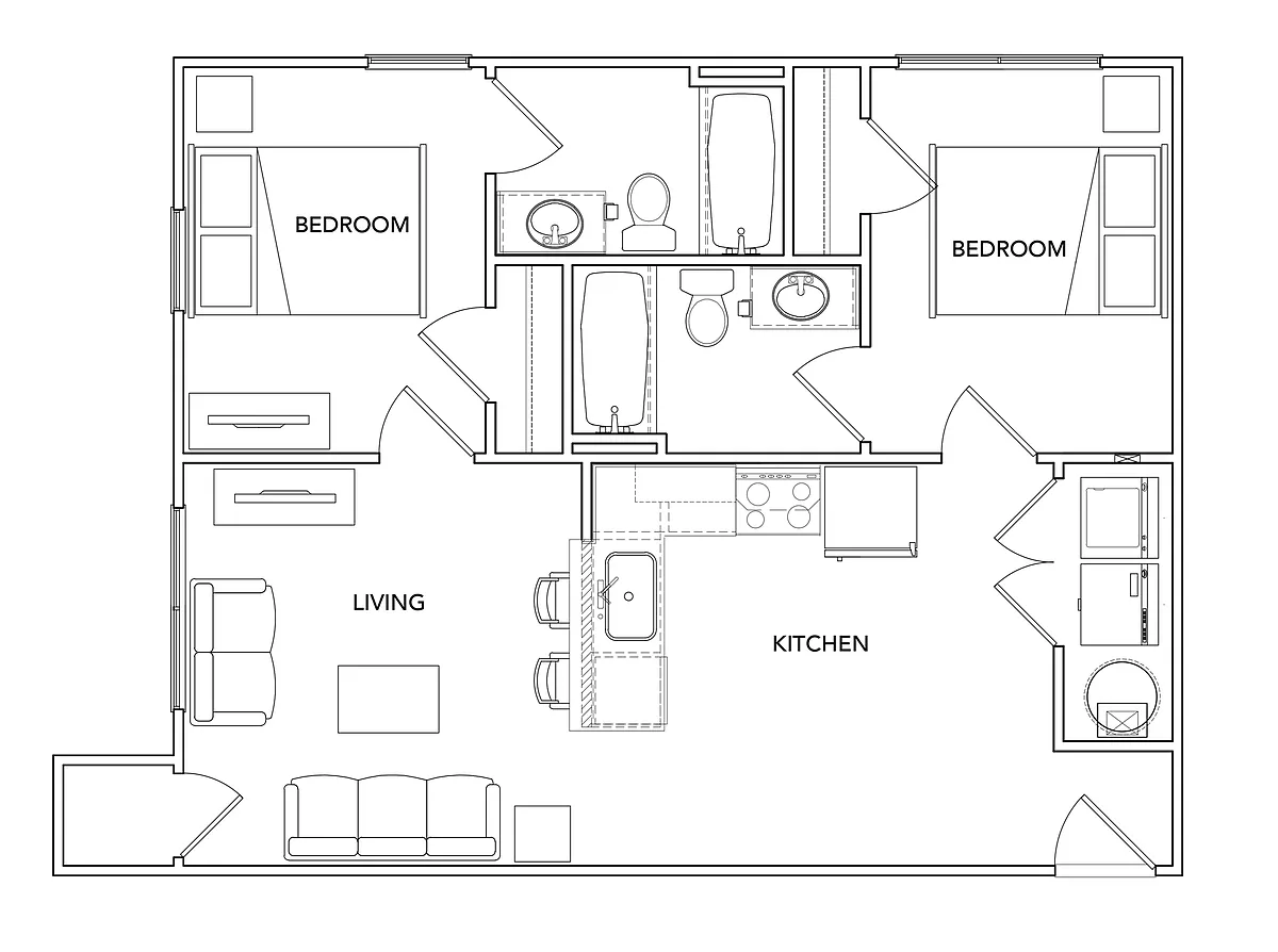 Floor plan B1-A