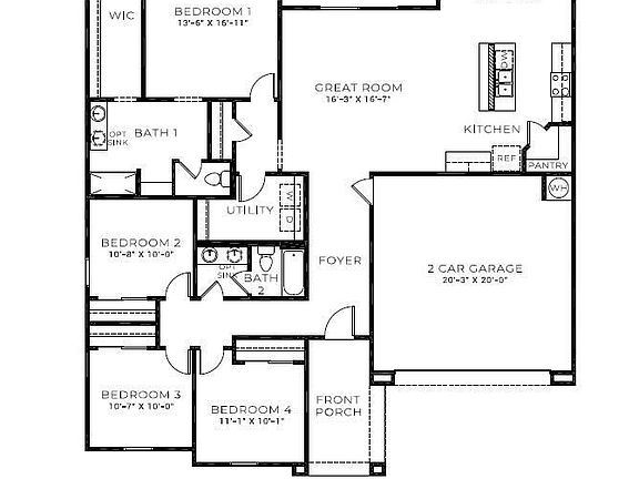 2nd image of 1572 E MASON Drive