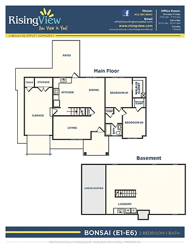 Floor plan Bonsai