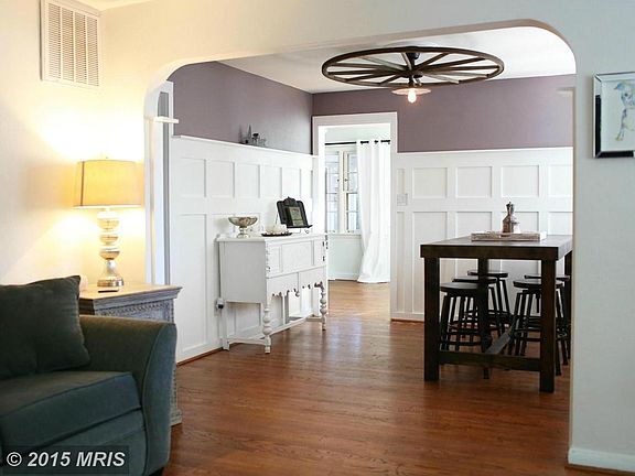 View of Dining Room From Living Room