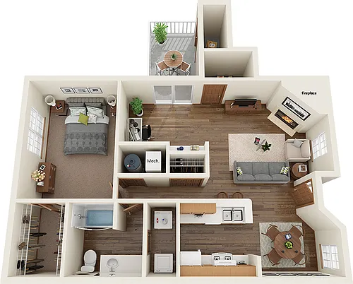 Floor plan Meridian
