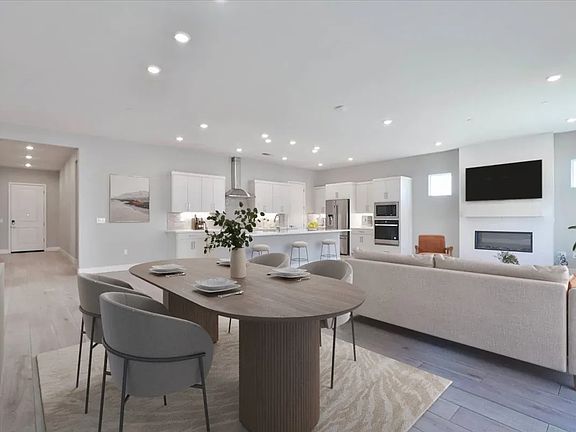 Dining Room Great Room Virtually Staged