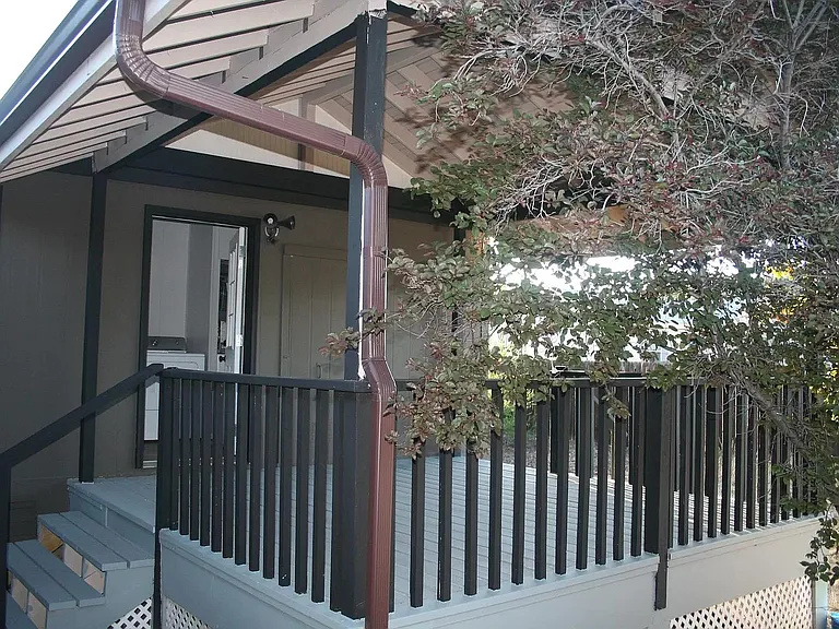 Covered Back Deck