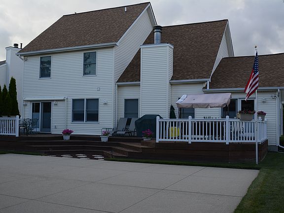 Back deck/basketball court