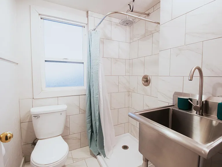 Upstairs master bathroom