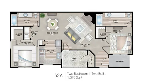 Floor plan B2